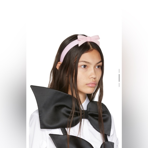 SHUSHU/TONG Pink YVMIN Edition Rubber Bow Headband - Picture 4 of 6